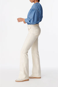 Pantalon bootcut Nano en denim - Naturel