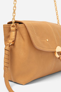 Petit sac Othilia en cuir - Camel
