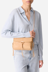 Othilia small leather bag - Ochre