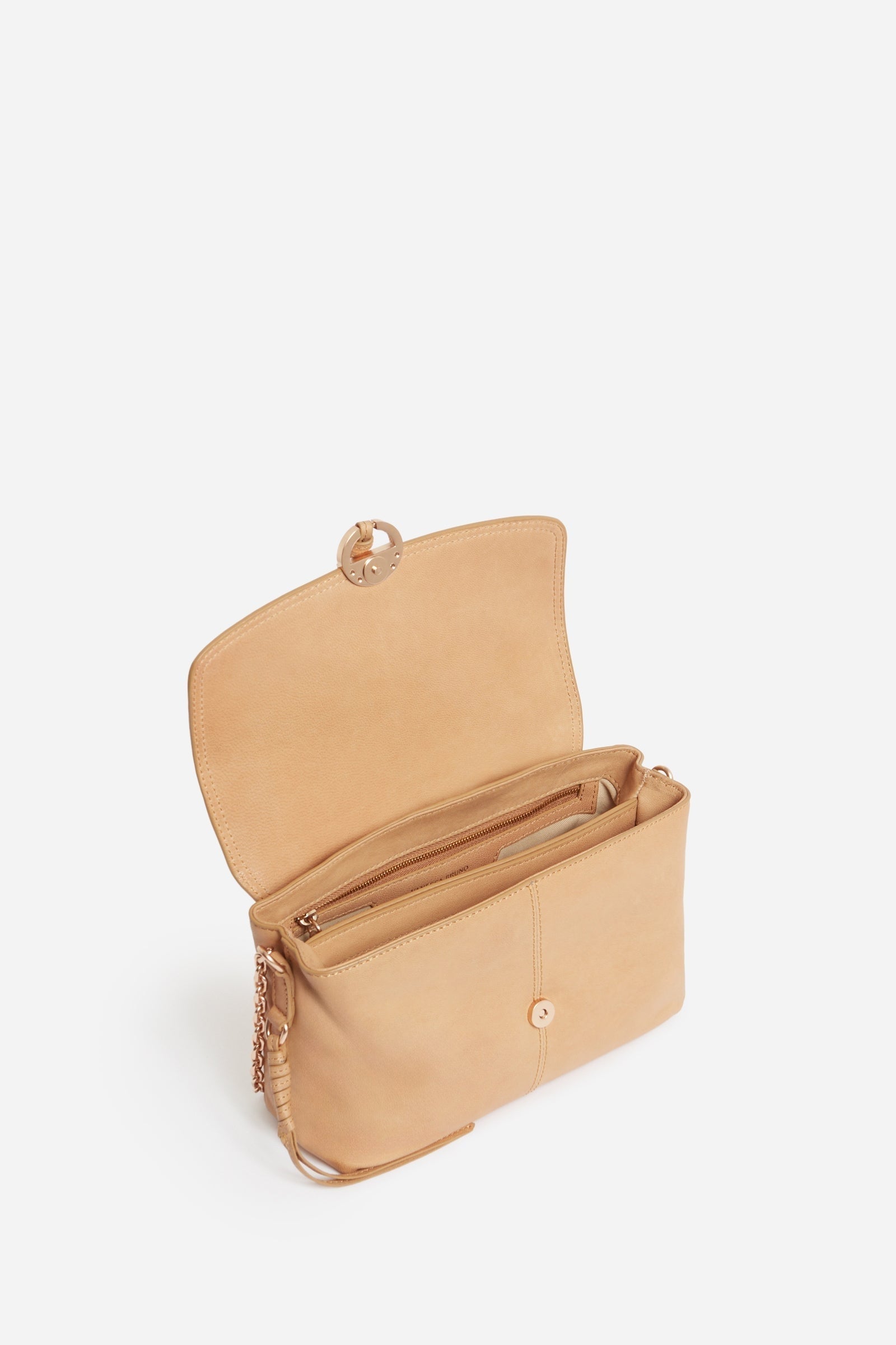 Othilia small leather bag - Ochre