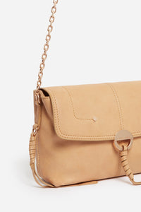 Othilia small leather bag - Ochre