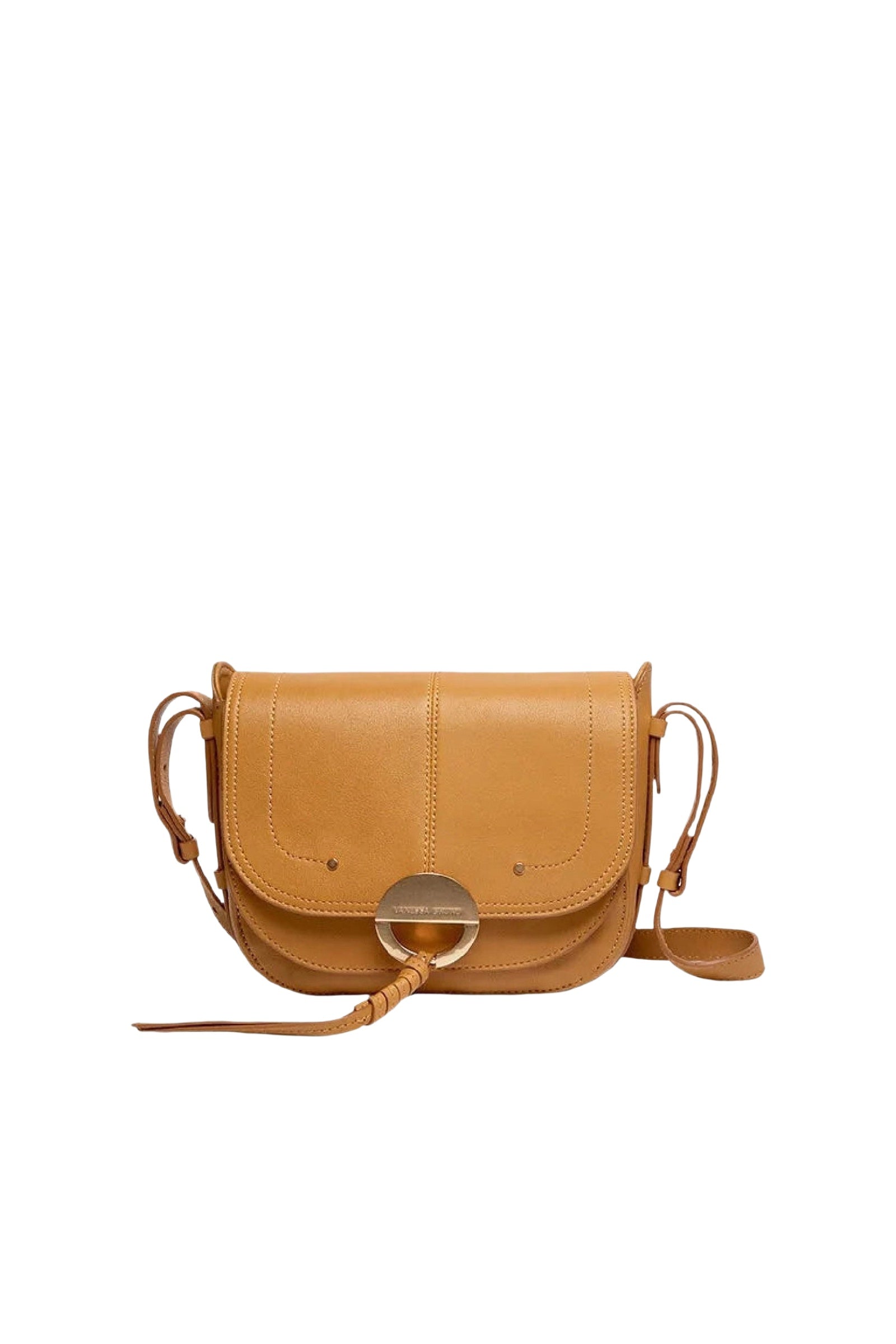 RECO : 195 // Sac à rabat en cuir - Camel