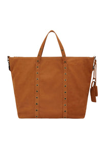 Large Zippy leather bag - Cognac