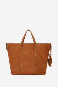 Large Zippy leather bag - Cognac