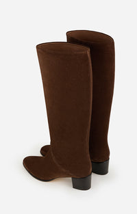 Bottes 45 en nubuck - Brun