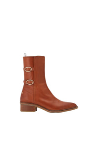5 QTY RELIQUAT 170 // CARAMEL / Bottines Plates - CARAMEL