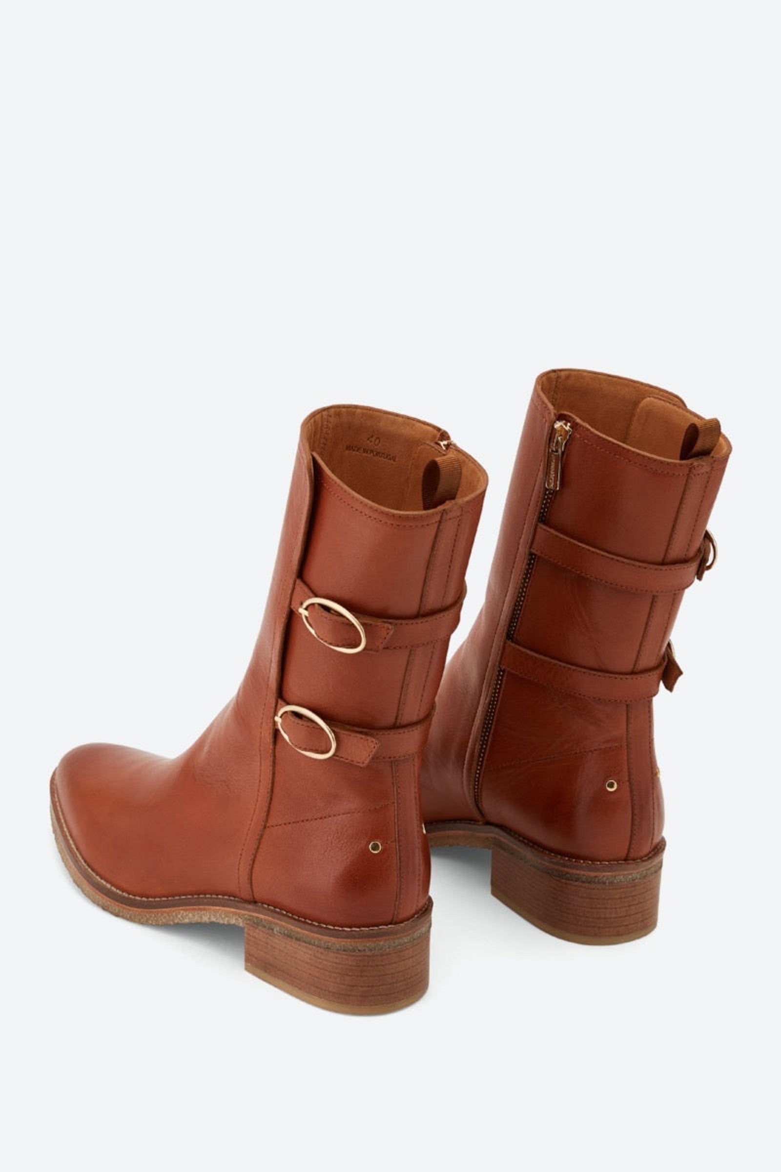 5 QTY RELIQUAT 170 // CARAMEL / Bottines Plates - CARAMEL