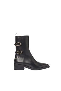 33 QTY RELIQUAT 170 // NOIR / Bottines Plates - NOIR