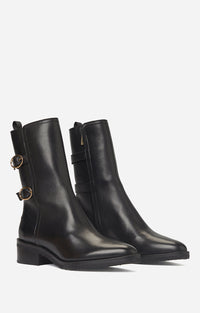 33 QTY RELIQUAT 170 // NOIR / Bottines Plates - NOIR