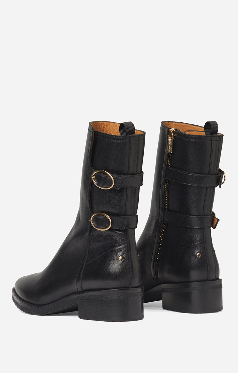 Bottines 45 en cuir - Noir