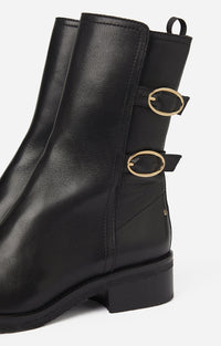 33 QTY RELIQUAT 170 // NOIR / Bottines Plates - NOIR