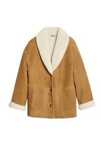 Veste Sambo  en cuir - Marron