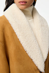 RECO : 500 // Veste Sambo  en cuir - Marron
