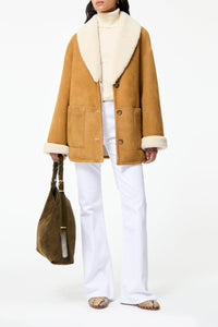 RECO : 500 // Veste Sambo  en cuir - Marron
