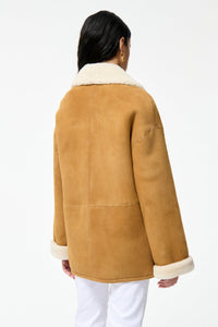 Veste Sambo  en cuir - Marron