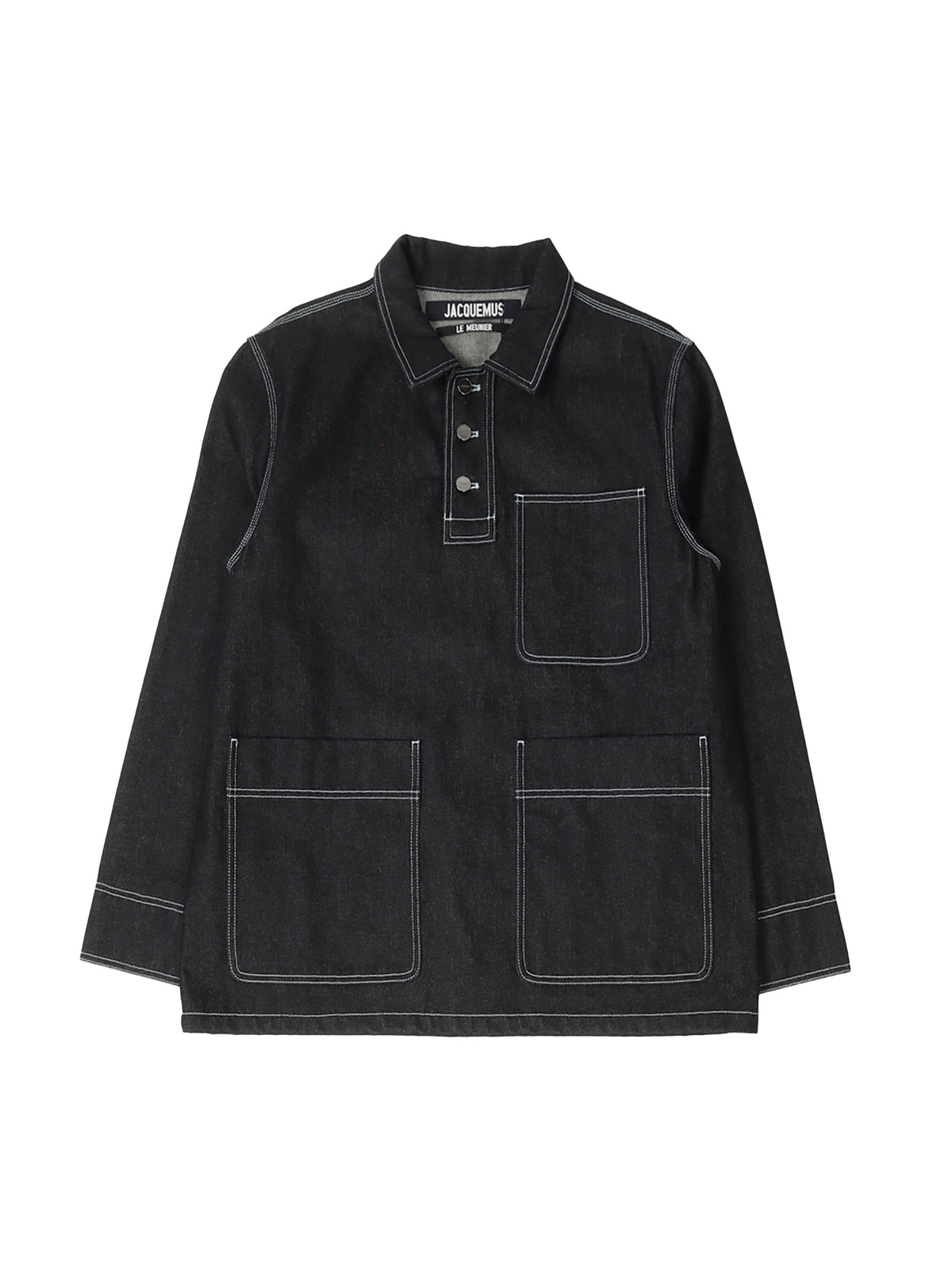 Blouse Meunier en denim - Navy