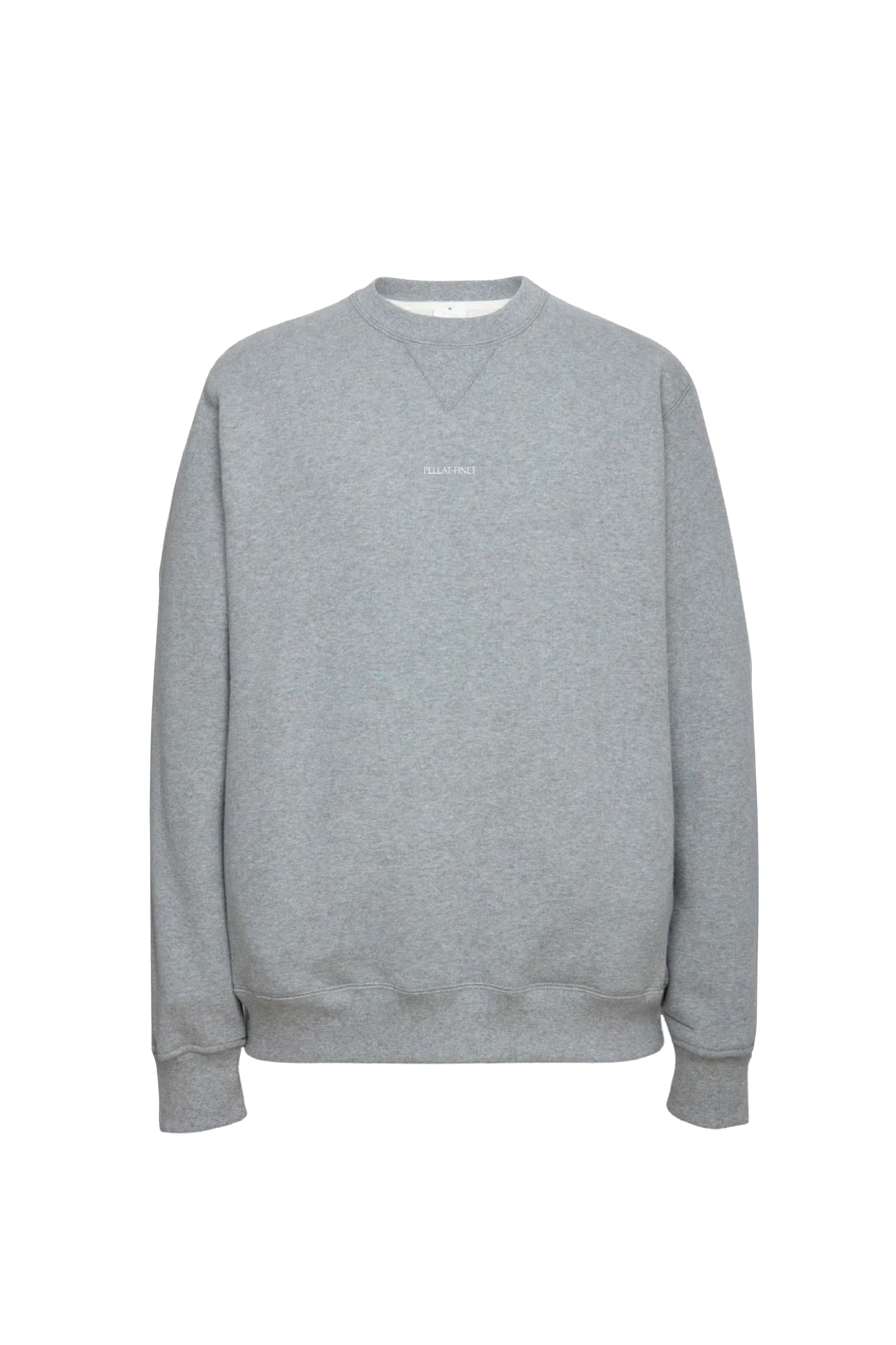 Sam unisex cotton sweatshirt - China & Milk grey