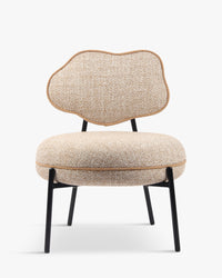 Fauteuil Arty - Jaune Moucheté