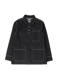 Blouse Meunier en denim - Navy