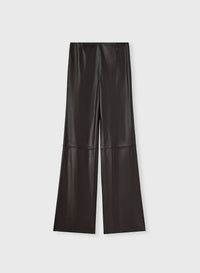 CHOCOLATE LEATHER PANTS