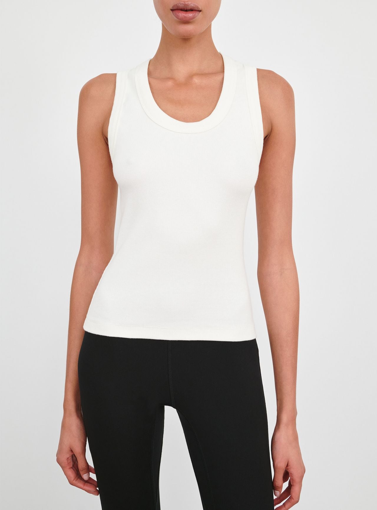 Scoop Neck Tank - Off White