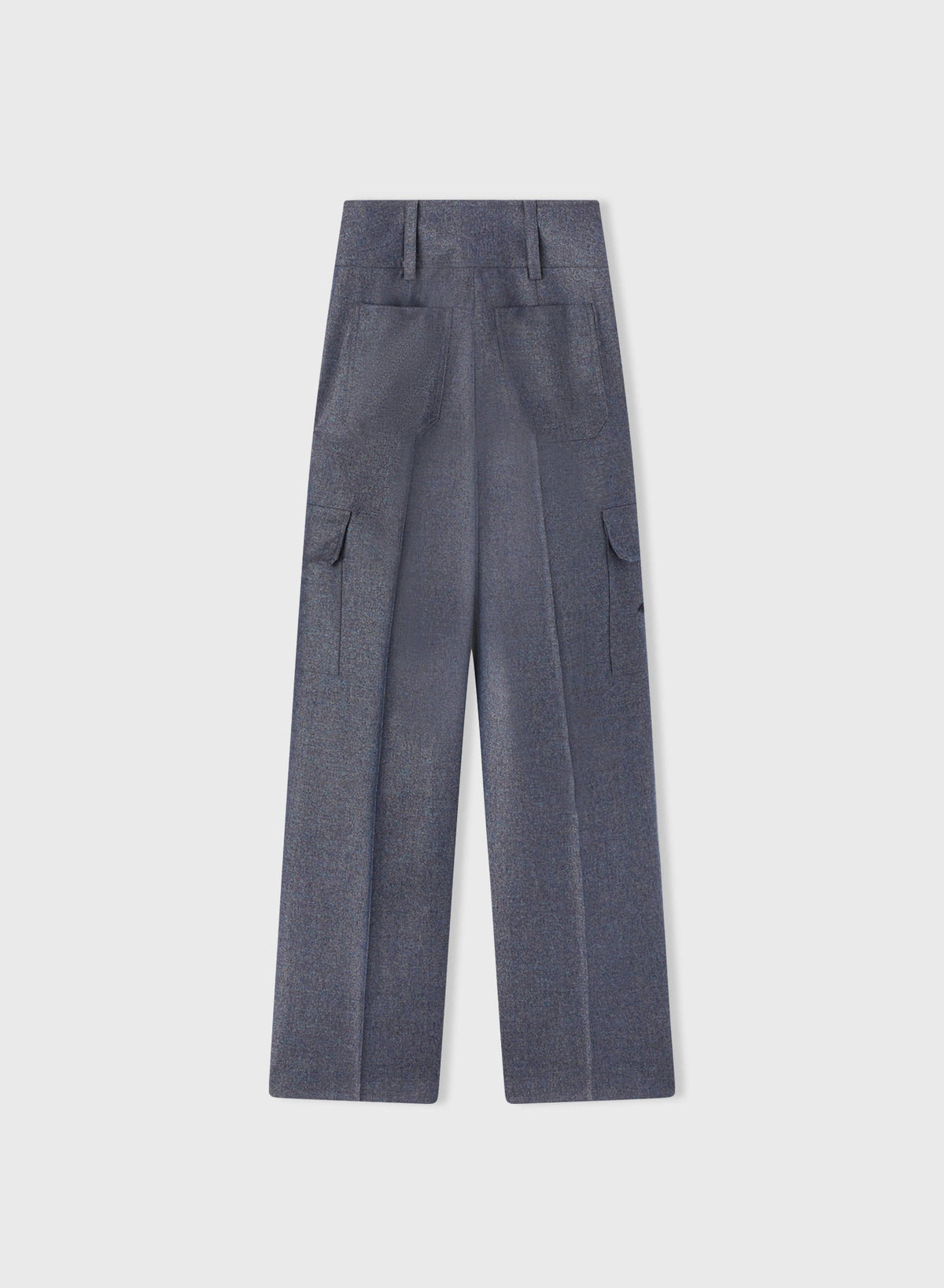 DENIM BLU EMBROIDERED CARGO PANTS