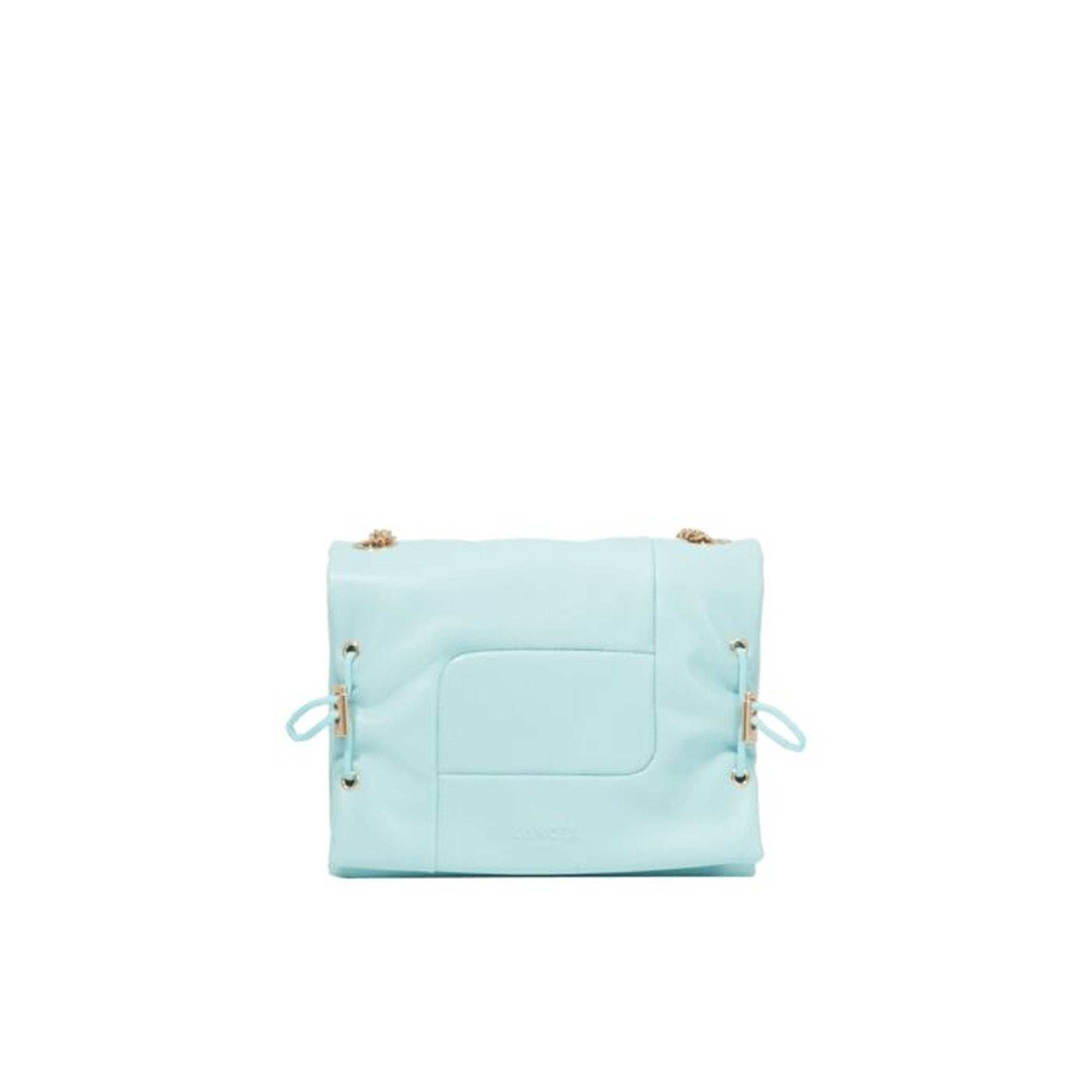 Billie small leather flap bag - Mint