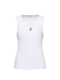 Gilet Brodé D'Ancre - White