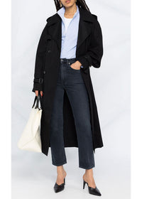 Pantalon coupe régulière en denim - Vintage Black