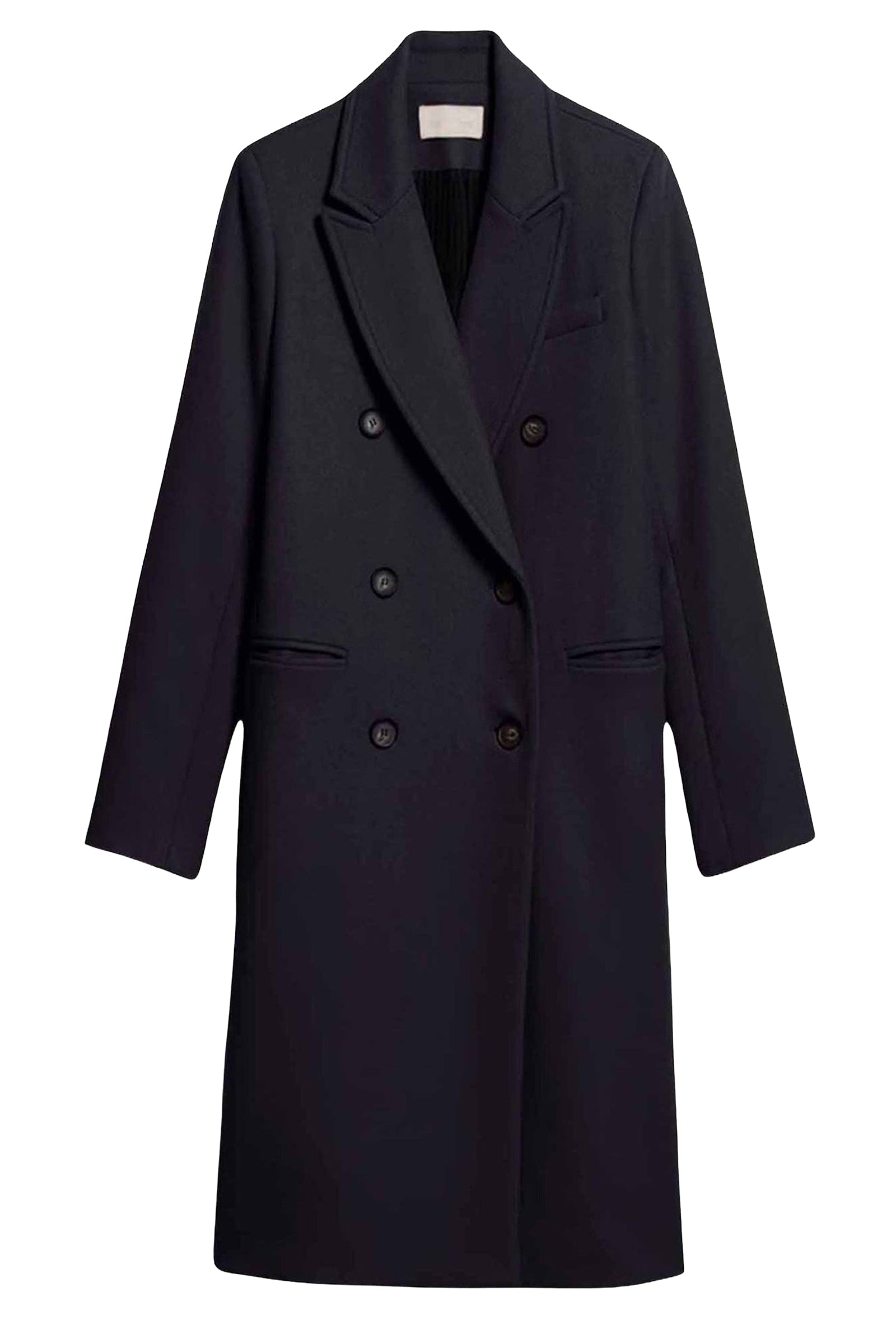Manteau Dionysos en laine - Noir