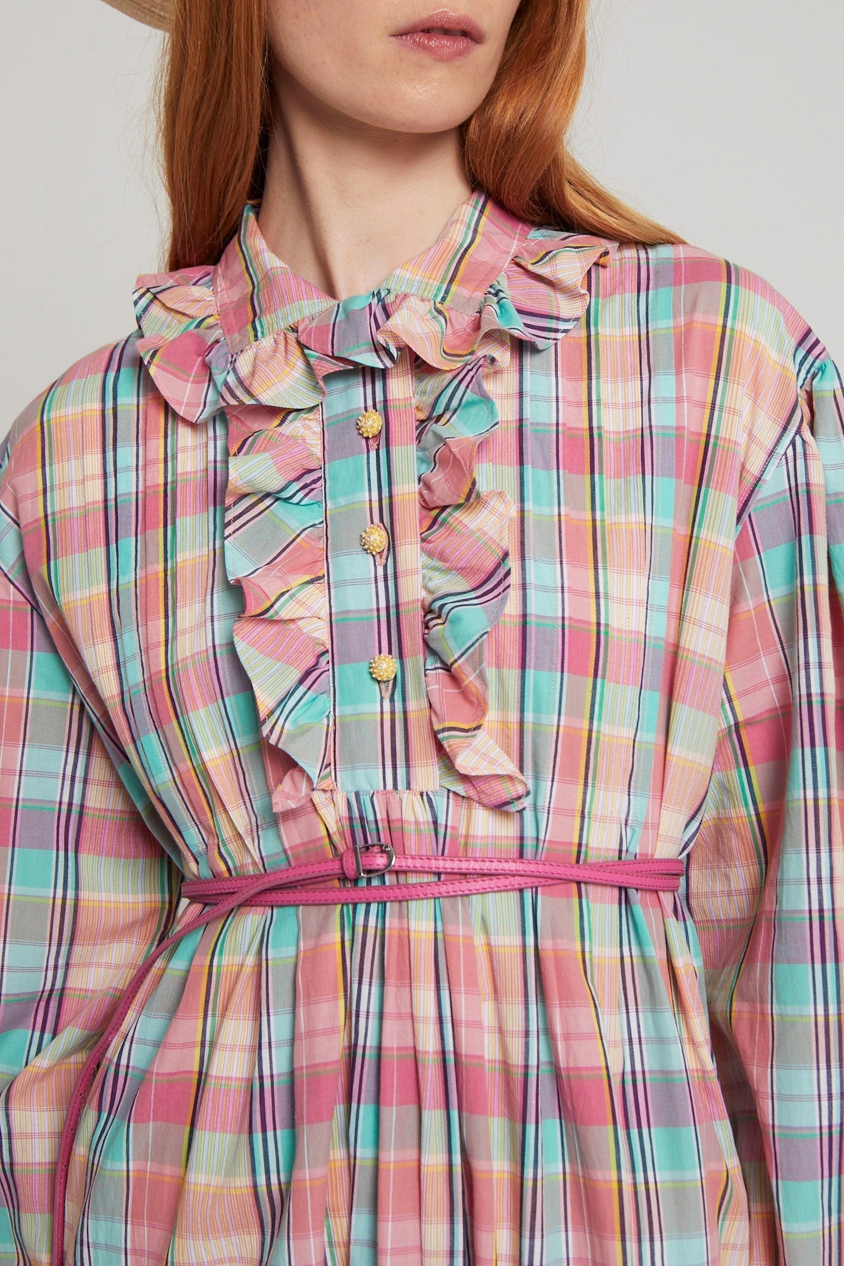 Robe Peach coupe longue - Pink