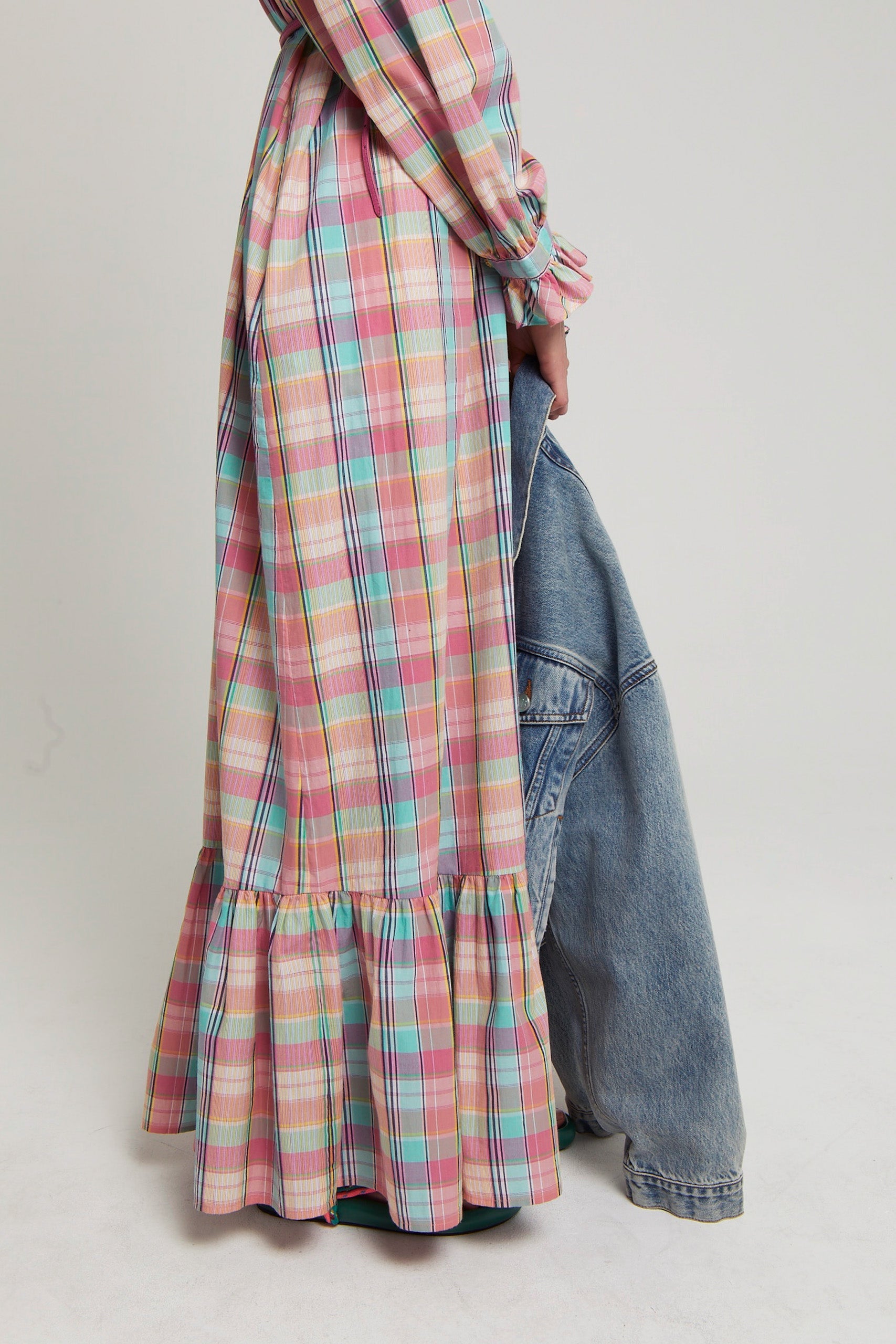 Robe Peach coupe longue - Pink