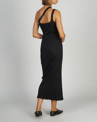 32pcs RELIQUAT 170€ / Robe strap biais 90's côtelé - Black