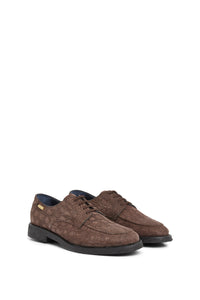 Derbies imprimées en cuir - No color