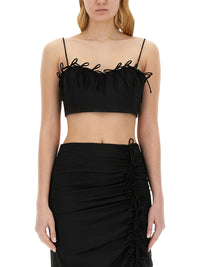 Brassière ornée de petits nœuds - Black