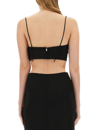 Brassière ornée de petits nœuds - Black