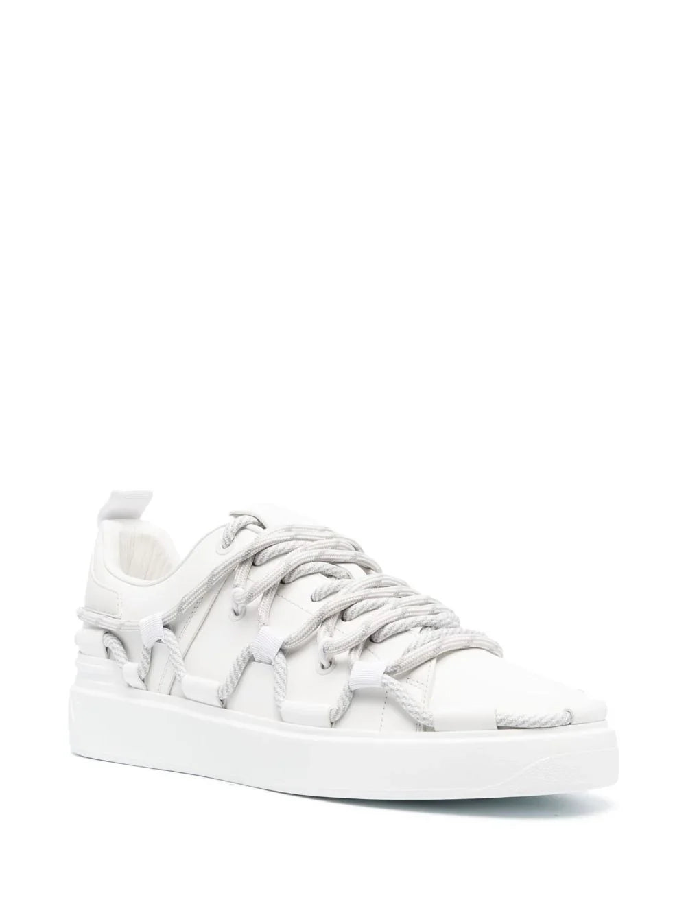Baskets B-Court lacés en cuir - Blanc