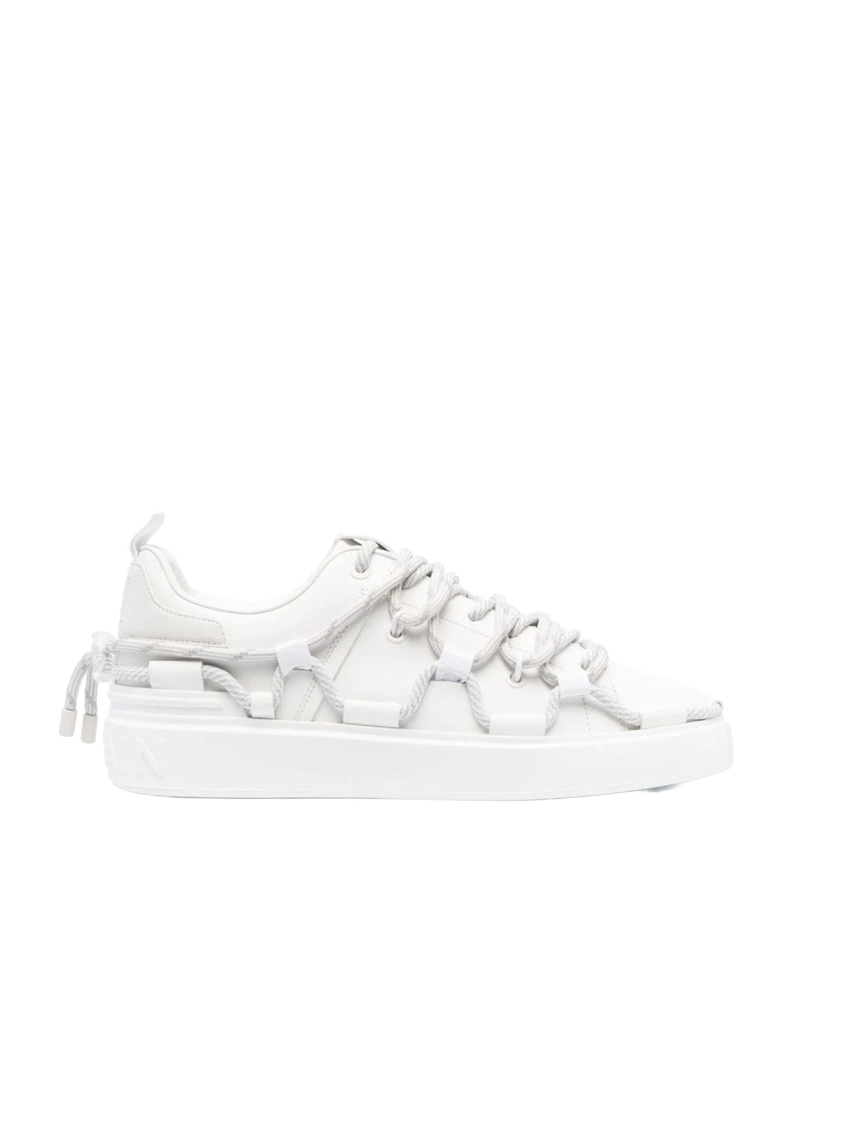 Sneakers B-Court lacés en cuir - Blanc