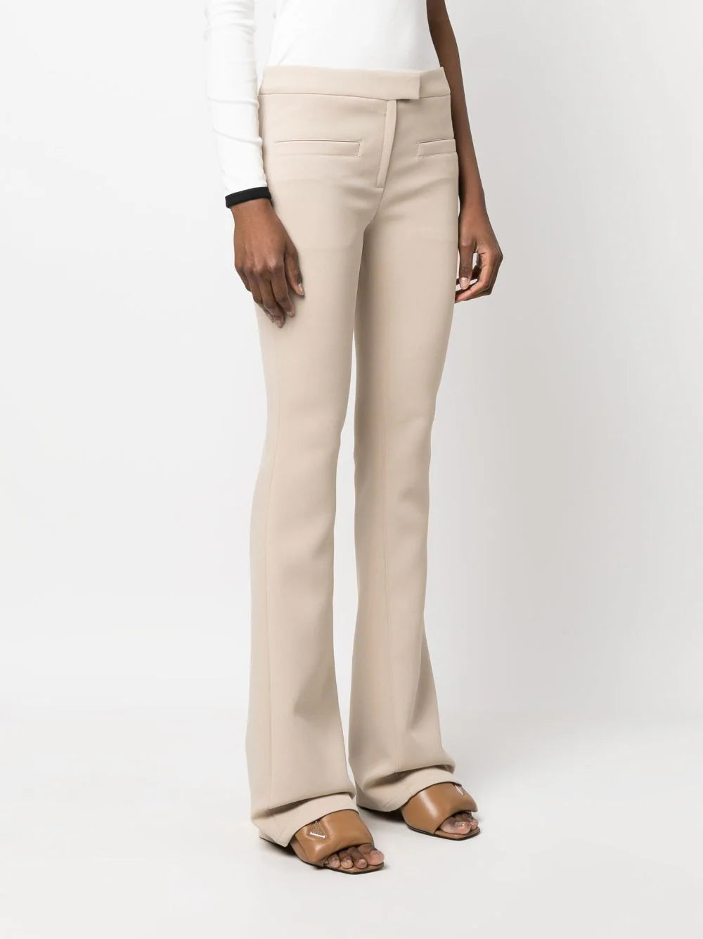 1pcs RELIQUAT 450€ / Pantalon crêpe héritage vieilli en laine - Black