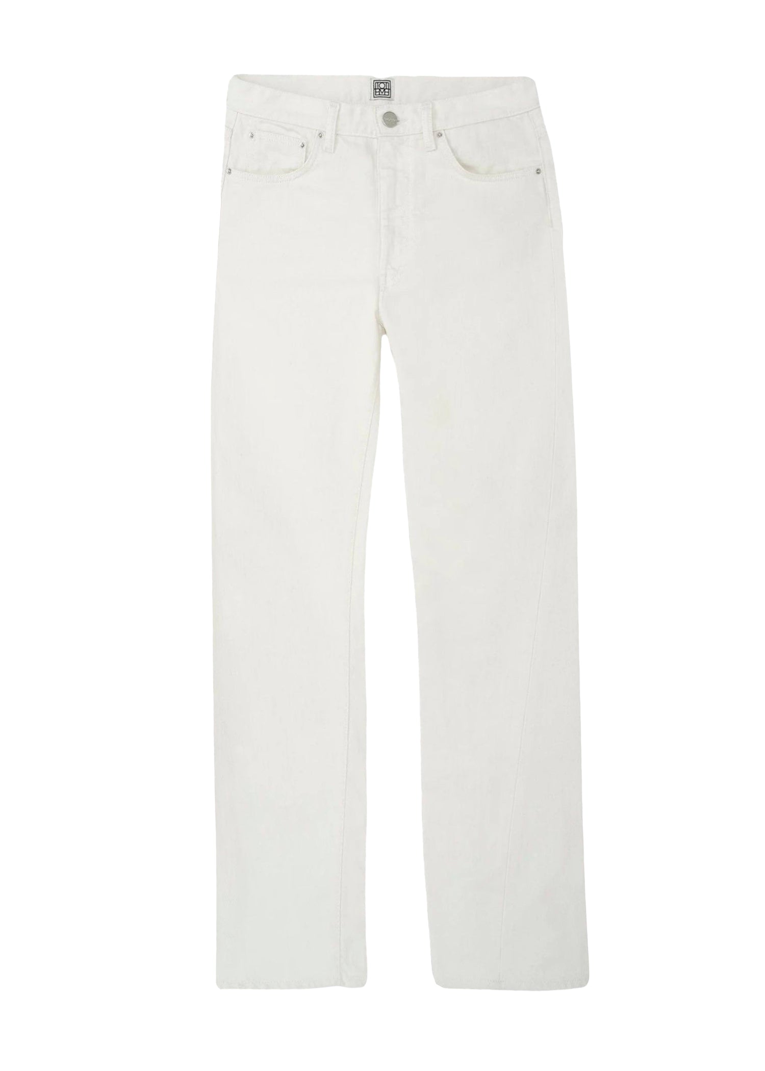 Pantalon à coutures torsadées en denim - Off White
