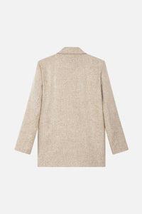 Kiss Travertine wool jacket - Ecru