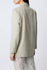 Kiss Travertine wool jacket - Ecru