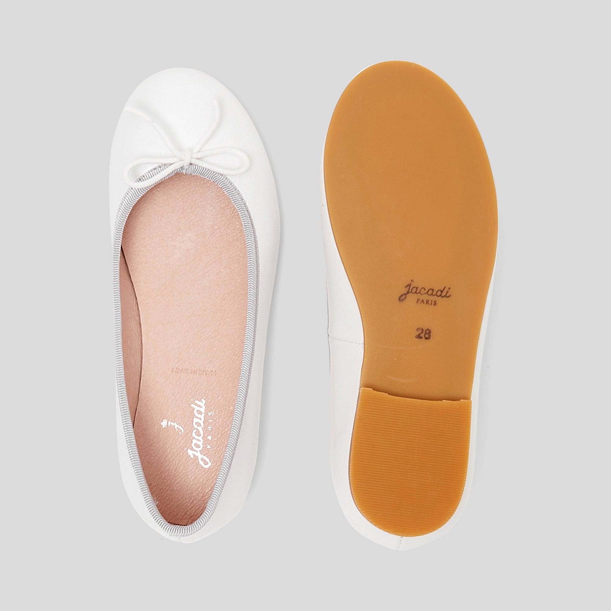 1 QTY / BLANC JACADI CHAUSSURES CUIR DITTLE
