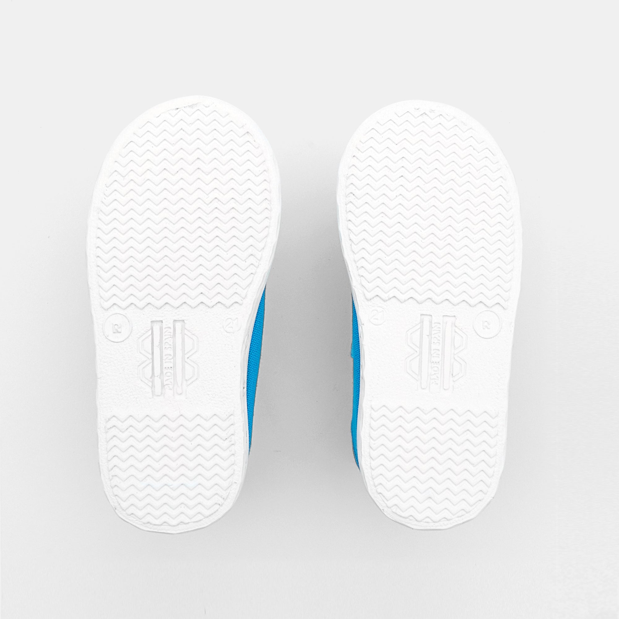 2 QTY / BLEU TURQUOISE CHAUSSURES TOILE DONALD