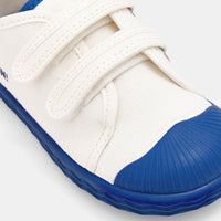 1 QTY / BLANC/BLEU CHAUSSURES TOILE DONALD