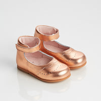 1 QTY / BRONZE CHAUSSURES CUIR DANIELA