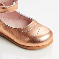 1 QTY / BRONZE CHAUSSURES CUIR DANIELA