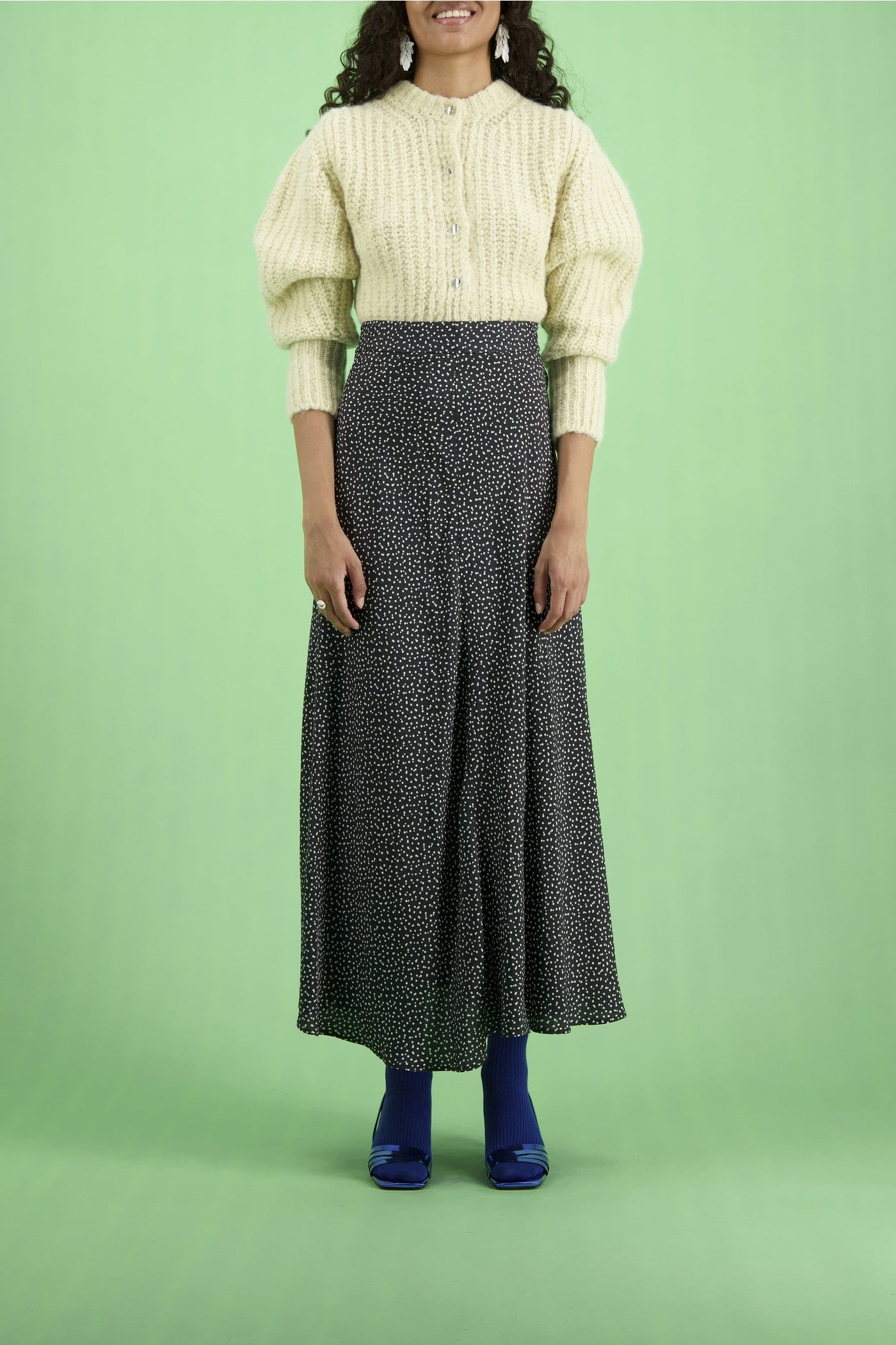 Gilet Bobby Light en mohair - Banana