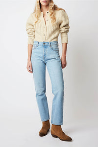 Gilet Bobby Light en mohair - Banana
