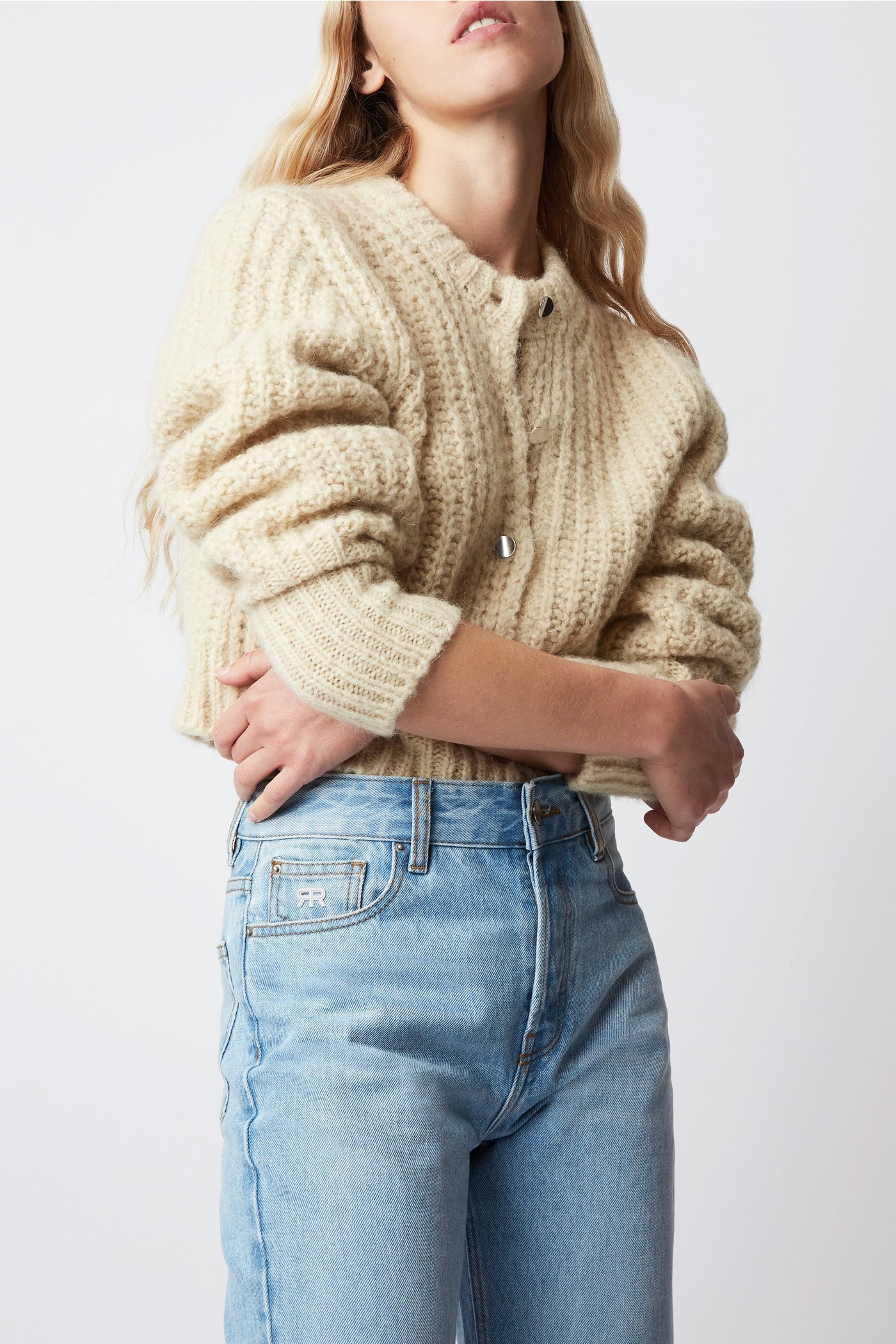 Gilet Bobby Light en mohair - Banana